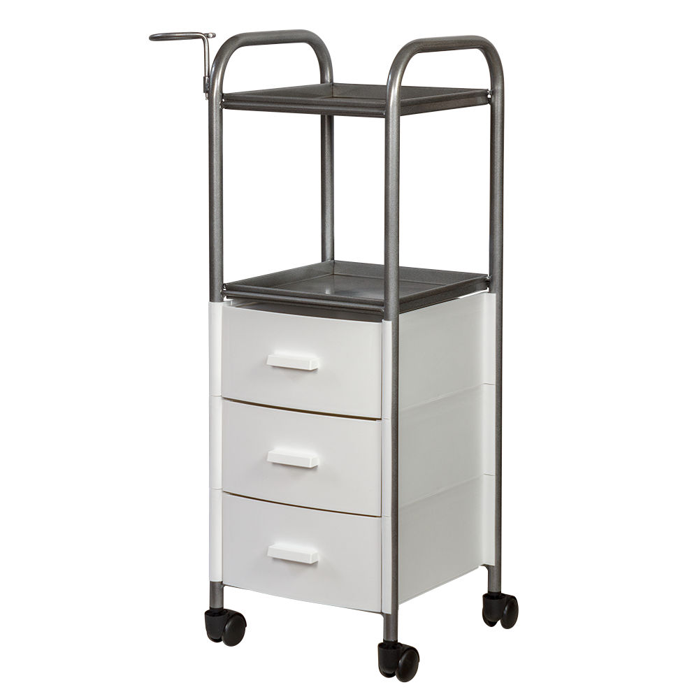 Тележка парикмахерская Глорис-09 белая