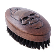 DEWAL, Щетка для укладки бороды BARBER STYLE, натуральная щетина, 9-рядная