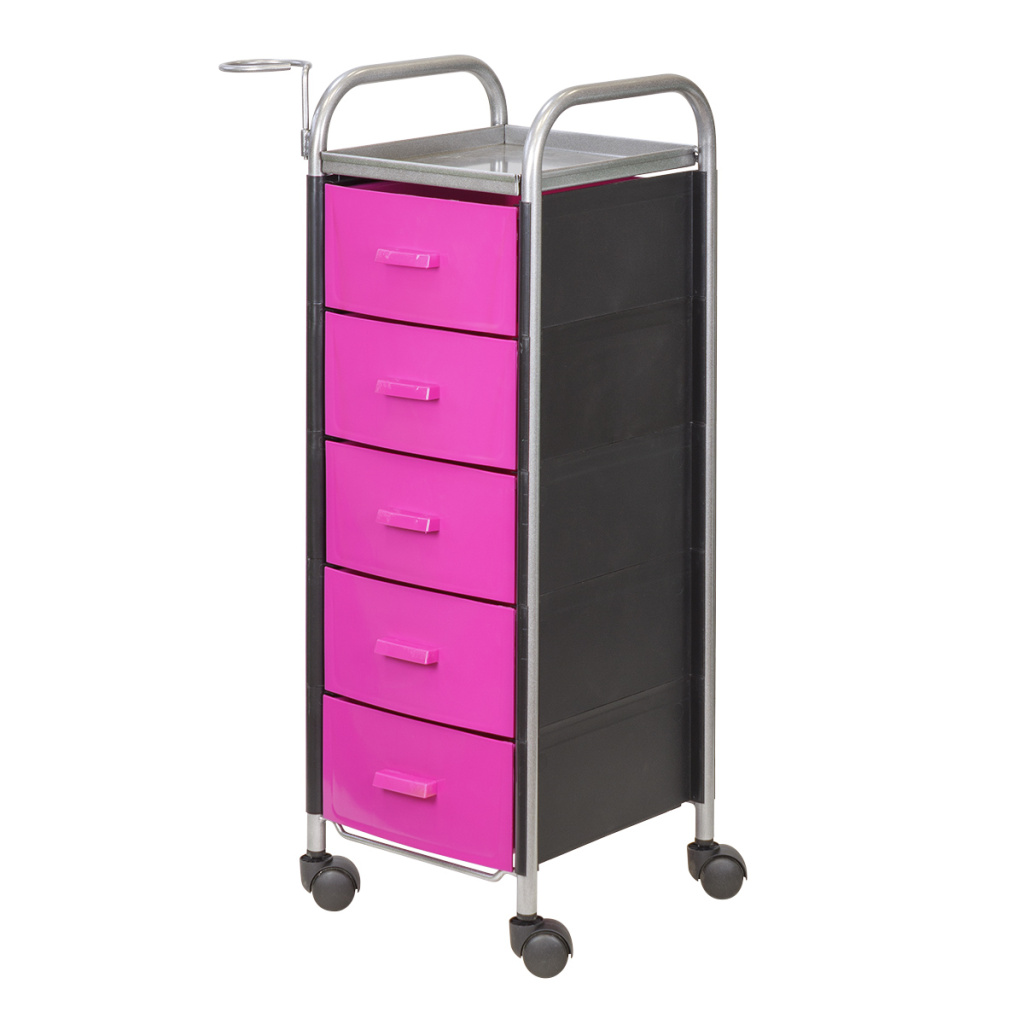 Тележка парикмахерская Глорис-02 цветная