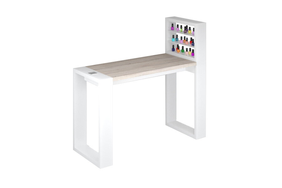 Модульный маникюрный стол Matrix с подставкой для лаков