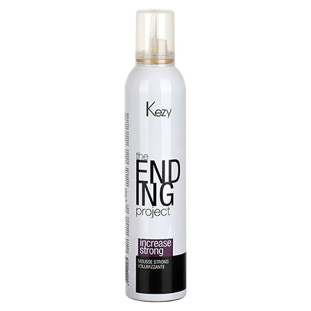 90003 Kezy Ending ncrease Mousse Strong Моделирующий мусс для объема и фиксации 300мл