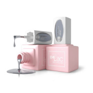 E.MiLac, Гель-лак №125 Нейтральный серый Total Gray, 9 мл