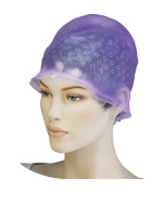 CA091-A DEWAL Шапочка для мелирования с крючком силикон фиолетовая