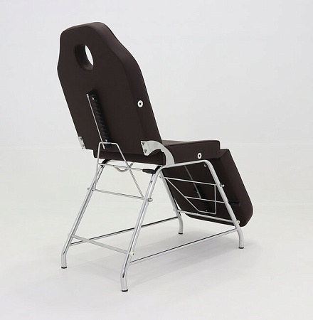 Косметологическое кресло FIX 1B (КО-169) шоколад в комплекте со стулом