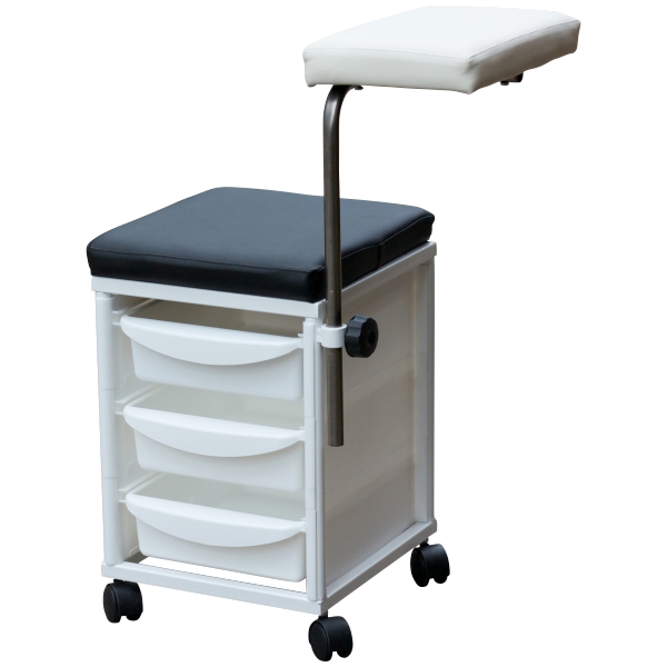 Педикюрная стойка Экспресс подставка под ногу тумба мягкое сиденье