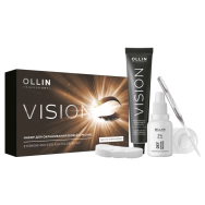 Ollin, VISION НАБОР для окрашивания бровей и ресниц, Коричневый NEW