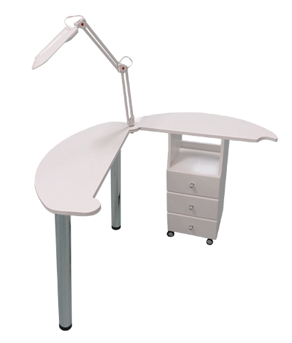 Маникюрный стол PS складной лампа в комплекте