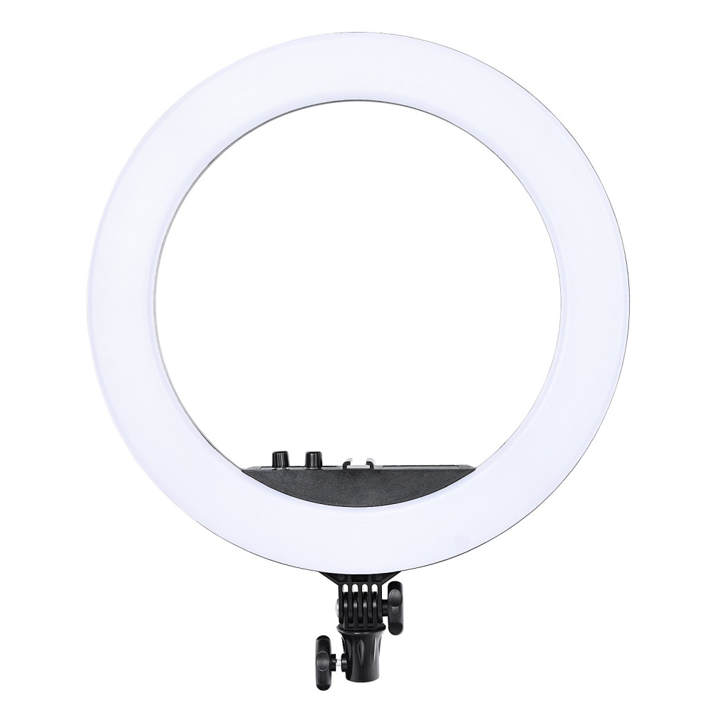 Кольцевая лампа OK LED RING 512 RL 18 II большая площадь освещения два крепления в комплекте