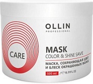 Ollin, Маска, сохраняющая цвет и блеск окрашенных волос Care, 500 мл